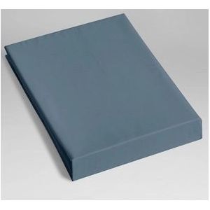 Hoeslaken Yumeko Mid Blue (Tencel)-180 x 200 cm