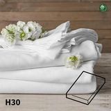 Hoeslaken Dommelin Wit (Organic Satijn)-180 x 220 cm