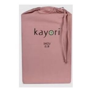 Split Topper Hoeslaken Kayori Shizu Oudroze (Percal)-160 x 210 cm