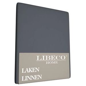 Laken Libeco Riggs Navy Linnen-240 x 300 cm (2-persoons)