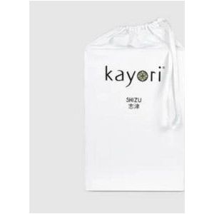 Split Topper Hoeslaken Kayori Shizu Wit (Jersey)-Lits-Jumeaux XL (180 x 200/210/220 cm)
