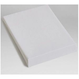 Hoeslaken Yumeko Pure White (Tencel)-90 x 200 cm