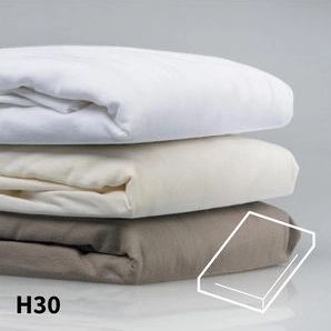 Dommelin - Hoeslaken - Taupe - Flanel - 180 x 200 cm