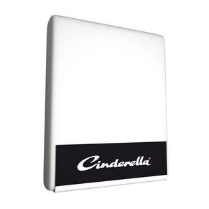 Cinderella - Topper Hoeslaken - tot 15 cm matrashoogte - Double Jersey - 180x200/210 cm - Wit