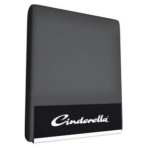 Cinderella - Sundays - Hoeslaken - 1 Persoons - 100% Katoen-Satijn - 80x200 cm - Tot 25 cm matrashoogte - Antraciet