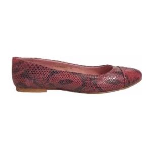 Ballerina JJ Footwear Dubrovnik Rood Voetbreedte G-Schoenmaat 40