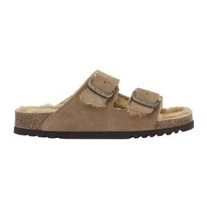 Slipper Scholl Women Josephine F New Suede Taupe-Schoenmaat 35