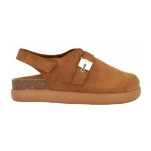 Klomp Scholl Women Adele Suede Sa Cognac-Schoenmaat 41