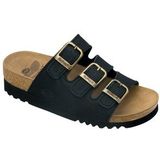 Scholl - Rio AD - Slipper - Zwart - 100% Nubuckleer