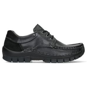 Veterschoen Wolky Women Fly Velvet Black AYR-Schoenmaat 41