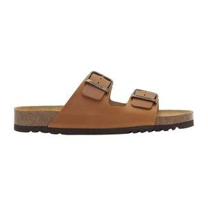 Slipper Scholl Men Julien New Leather Mens Cognac-Schoenmaat 43