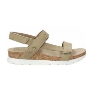 Panama Jack - Selma B29 - Sandaal - Khaki - Nubuckleer