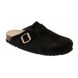 Klomp Scholl Women Fae Suede Black 2024-Schoenmaat 42