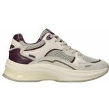 Mexx - Racoon Phoeby - Sneakers - Beige-Paars - Hoogwaardige Materialen