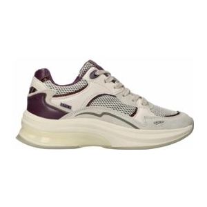 Mexx - Racoon Phoeby - Sneakers - Beige-Paars - Hoogwaardige Materialen