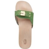 Scholl - Pescura Flat - Slipper - Groen - Beukenhout en Leer