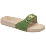 Scholl - Pescura Flat - Slipper - Groen - Beukenhout en Leer