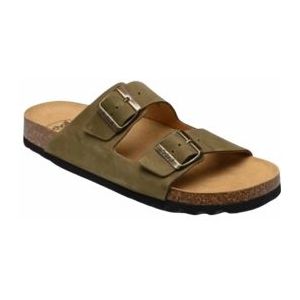 Slipper Scholl Men Julien Suède Khaki-Schoenmaat 44