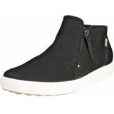 Ecco - Soft 7 - Sneakers - Zwart - Nubuckleer