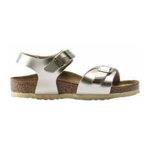 Sandaal Birkenstock Kids Rio Birko-Flor Electric Metallic Gold Regular-Schoenmaat 34