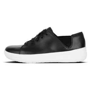 Sneaker FitFlop F-Sporty Laceup Leather Black-Schoenmaat 36