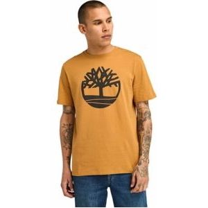 T-Shirt Timberland Men Kennebec River Tree Logo Wheat Boot-XXL