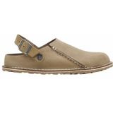 Pantoffel Birkenstock Unisex Lutry Premium Suede Leather Gray Taupe Narrow-Schoenmaat 39