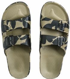 Freedom Moses - Fancy Goa - Slipper - Blk Khaki - Waterdicht PCU