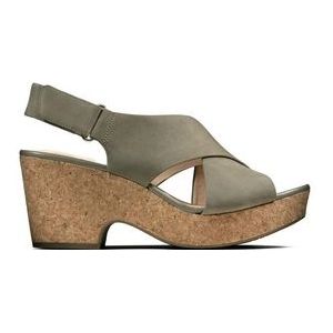 Sandalettes Clarks Women Maritsa Lara Sage Nubuck-Schoenmaat 36