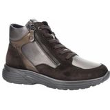 Hartjes - Katy Boot - Damesboots - Donkerbruin - Veloursleer en Nappaleer