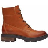 Timberland - Brimfield - Leren Laarzen - Zwart - Plat - Veters