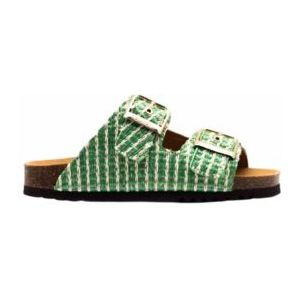 Slipper Scholl Women Noelle Raffia Green 2024-Schoenmaat 42