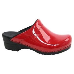 Klomp Sanita Women Original Sonja Patent Open Red-Schoenmaat 37