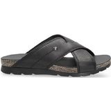 Slipper Panama Jack Men Salman C14 Napa Grass Black-Schoenmaat 40