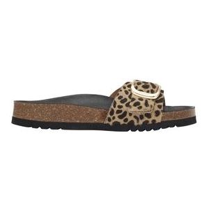 Scholl - Kathleen - Slipper - Leopard - Nubuck - Verstelbare Gesp