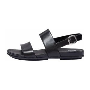 FitFlop - Gracie - Slippers - All Black - Leer