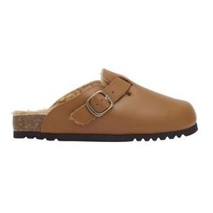 Klomp Scholl Women Fae New F Leather Cognac-Schoenmaat 39