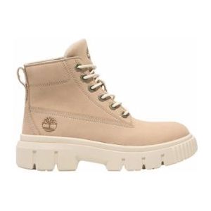 Timberland Women Grayfield Mid Lace Light Beige Nubuck-Schoenmaat 37