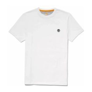 T-Shirt Timberland Men Dustan River Crew Tee White-S