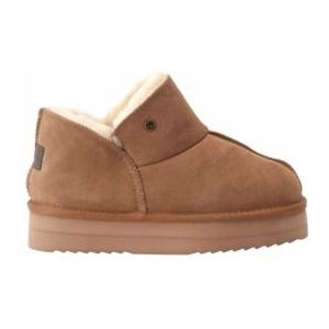 Pantoffel Warmbat Women Willow Plateau Cognac-Schoenmaat 40