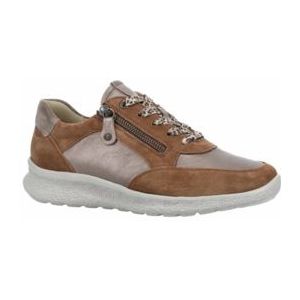 Sneaker Hartjes Women Rap Shoe Velours Cognac Bronze-Schoenmaat 37