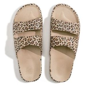 Freedom Moses - Fancy Wildcat - Slipper - Beige - Vegan, Waterbestendig, Anti-slip