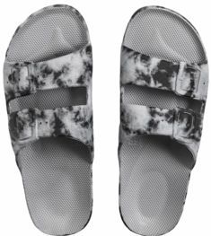 Freedom Moses - Fancy Bandhani - Slipper - Grey
