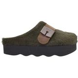 Klomp Scholl Women Greta E Synthetic Fur Forest-Schoenmaat 37