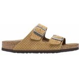 Slipper Birkenstock Women Arizona BS Suede Embossed Emboss Dots New Beige Narrow-Schoenmaat 37