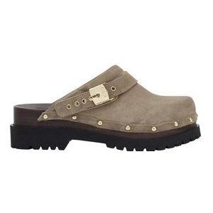 Scholl - Cindy - Klomp - Taupe - Suède