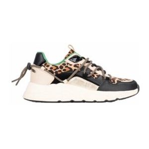 POSH by Poelman - Cari - Sneaker - Zwart - Synthetisch - Panterprint