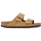 Slipper Birkenstock Men Arizona BS Suede Embossed Emboss Dots New Beige Regular-Schoenmaat 43