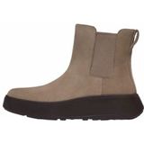 FitFlop - F-Mode Suede Flatform Chelsea Boots - Taupe - Schoen