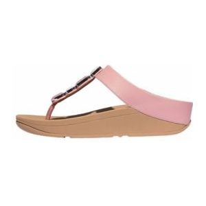 FitFlop - Fino - Slippers - Soft Blush - Leer